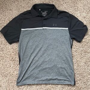 Under Armour Men's Polo Shirt in Black and Gray